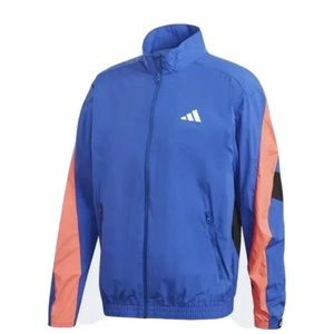 Mens Adidas Woven Tape Urban Q3 Track Jacket Size XL (FS4048)  Blue NWT